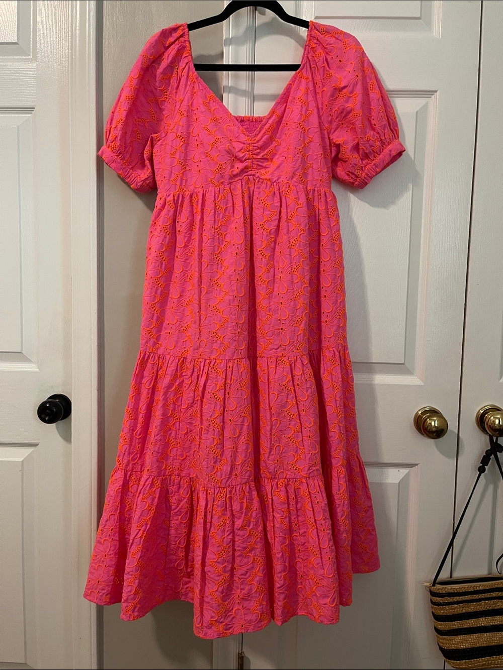 Lily Pulitzer eyelet midi dress size 4